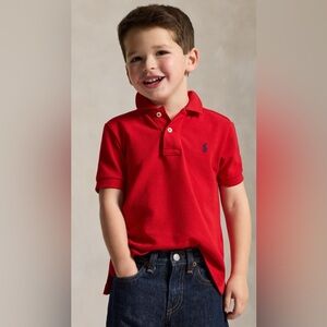 Polo Ralph Lauren Kids Polo Shirt RL Red Size 4T NEW